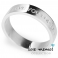 Love Memos Collection: 'I WILL LOVE YOU FOREVER' Silver Band