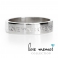 Love Memos Collection: 'I WILL LOVE YOU FOREVER' Silver Band