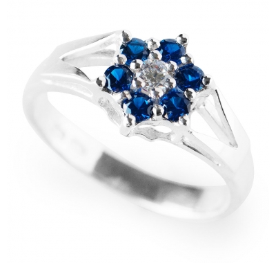 BLUE JASMINE Silver Ring