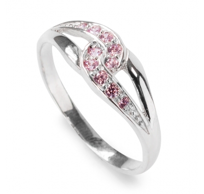 PINK SARITA Silver Ring