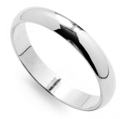 AVENIR Silver Narrow 3.5mm Band Ring