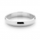 AVENIR Silver 3.5mm Band Ring