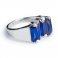 BLUE HAZEL Silver Ring