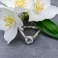 AMORE Silver Solitaire Ring