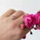 PINK ESME Silver Ring