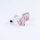 PINK ESME Silver Stud Earrings