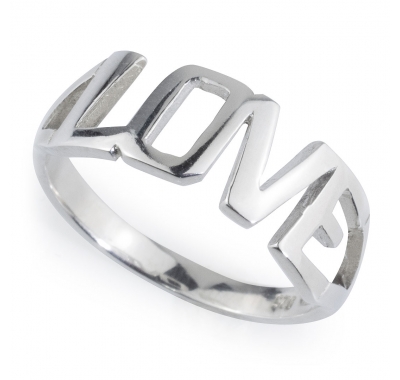 LOVE Silver Ring/Signet