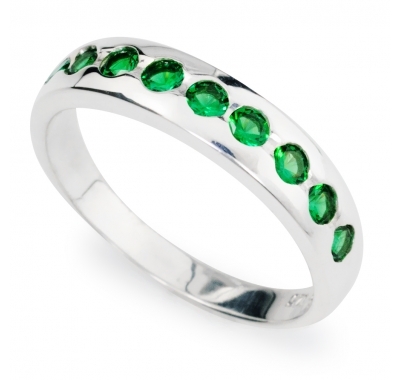 GREEN SACHA Silver Ring