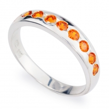 ORANGE SACHA Silver Ring