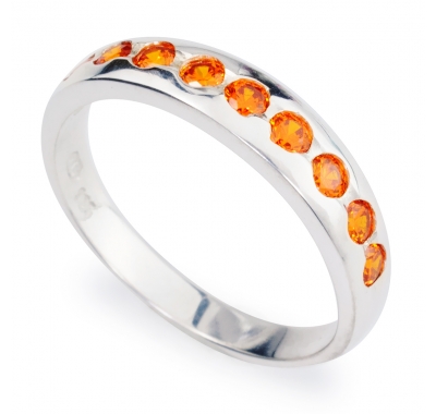 ORANGE SACHA Silver Ring