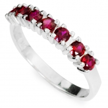 RED LORI Silver Ring