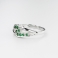 GREEN SARITA Silver Ring