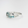 TEAL SARITA Silver Ring