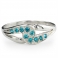 TEAL SARITA Silver Ring