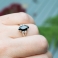 BLACK CALIENTE Silver Ring