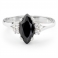 BLACK CALIENTE Silver Ring
