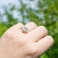 WHITE FREA Silver Ring