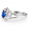 DELLA Sapphire Silver Ring