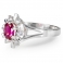 GRACE Ruby Silver Ring