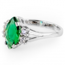 GREEN CALIENTE Silver Ring