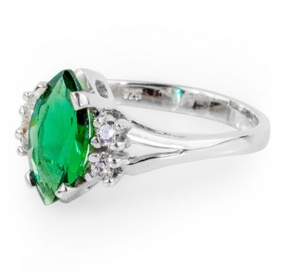 GREEN CALIENTE Silver Ring