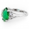 GREEN CALIENTE Silver Ring