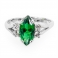 GREEN CALIENTE Silver Ring