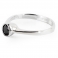 BLACK ROBIN Solitaire Ring