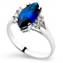 BLUE CALIENTE Silver Ring