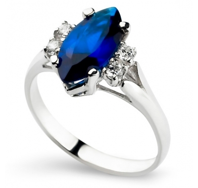 BLUE CALIENTE Silver Ring