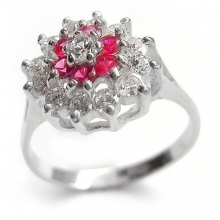 KAZUMI Pink Silver Ring