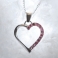 YUMI Silver Pendant with Rubies