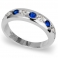 SACHA Sapphire Silver Ring
