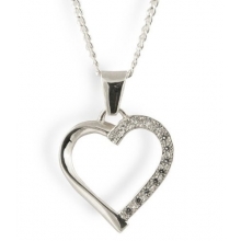 YUMI Silver Heart Necklace