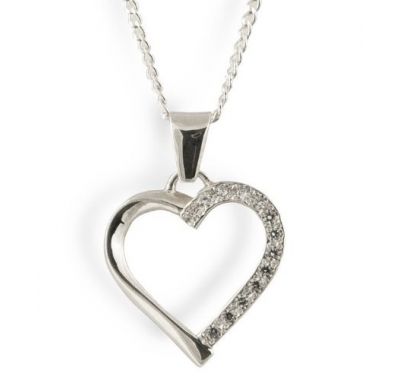 YUMI Silver Heart Necklace