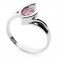 VITALIA Pink CZ Silver Ring