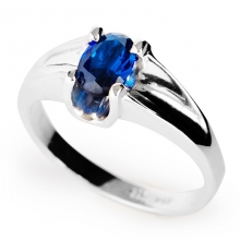 KIM Sapphire Silver Ring