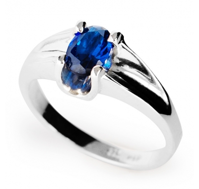 KIM Sapphire Silver Ring