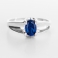 KIM Sapphire Silver Ring