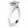 AMORA Silver Solitaire Ring