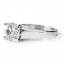 AMORA Silver Solitaire Ring