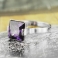 VIOLET VELVET Cocktail Ring