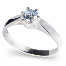 TIAMO Silver Engagement Ring