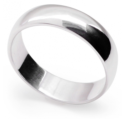 AVENIR 5.5mm Wide Silver Band Ring