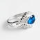 BLUE LAGOON Silver Ring