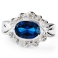 BLUE LAGOON Silver Ring