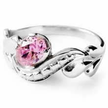 PINK TIARA Silver Ring