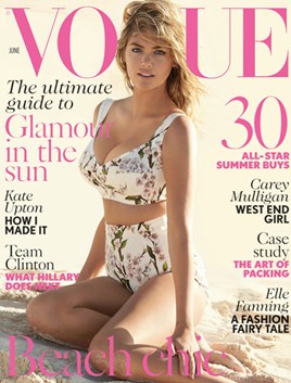 Vogue Jun14 Cover with Kate Upton