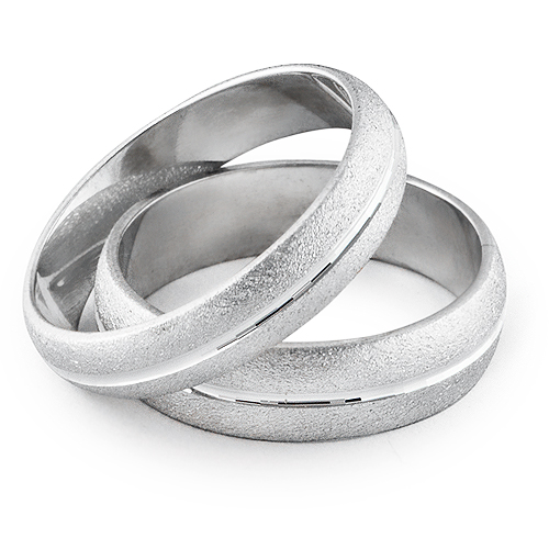 FOREVER His & Hers Wedding Ring Set