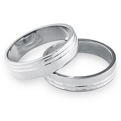 BLISS His & Hers Wedding Ring Set